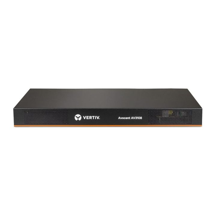 Vertiv Avocent AV 3108 KVM Switch Rack Mount Black