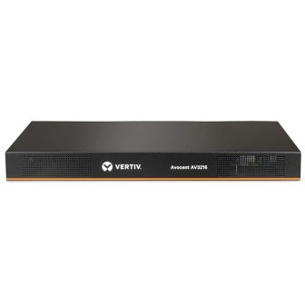 Vertiv Avocent AV 3216 interruptor KVM Montaje en rack Negro