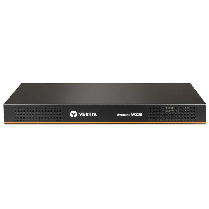 Vertiv Avocent AV 3216 interruptor KVM Montagem em rack Preto