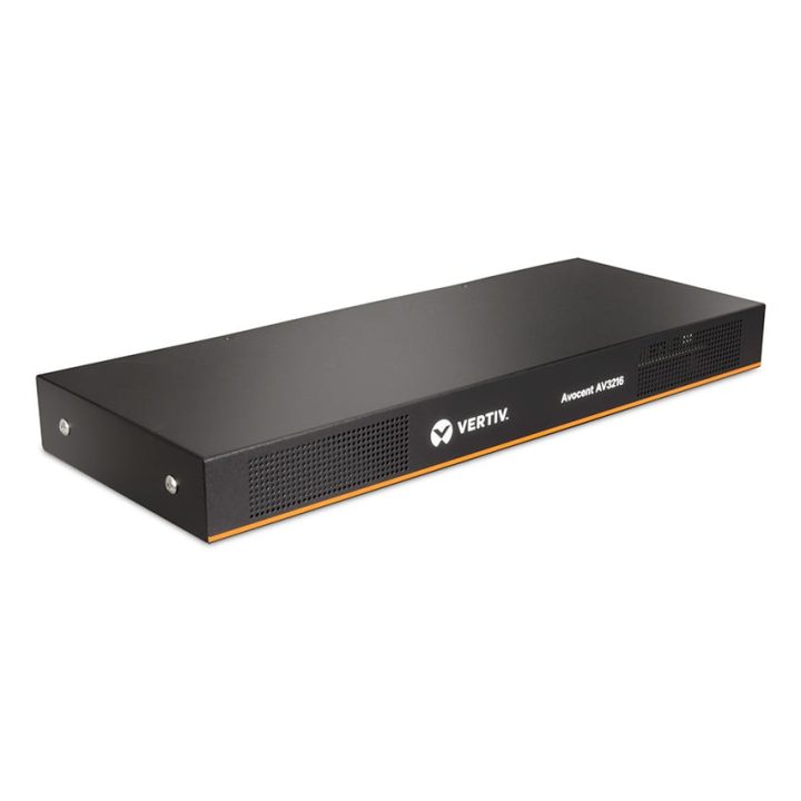 Vertiv Avocent AV 3216 KVM Switch Rack Mount Black