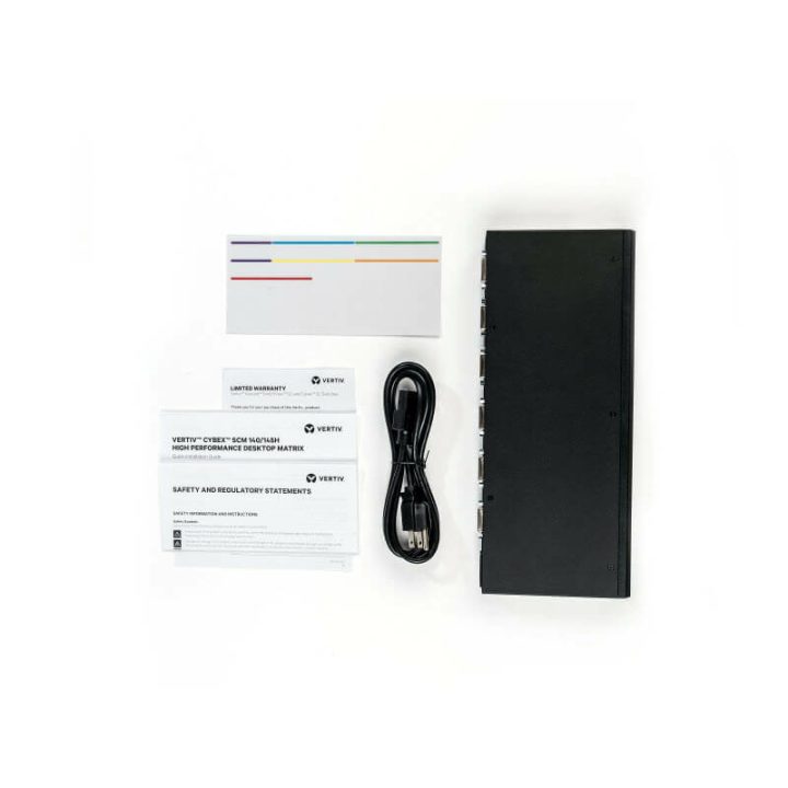 Vertiv SCM145DPH-400 interruptor KVM Preto
