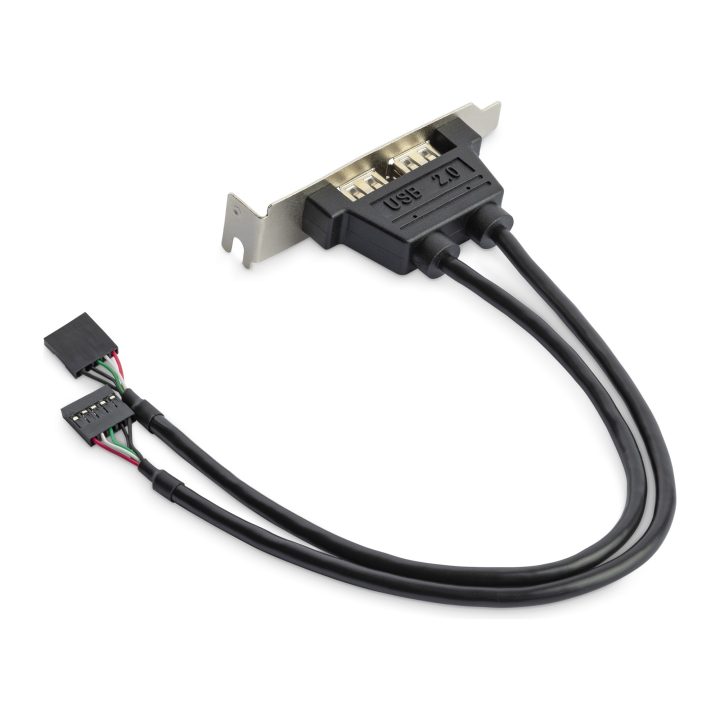 StarTech.com Low Profile 2-Port USB 2.0 Motherboard Header Bracket 2x…