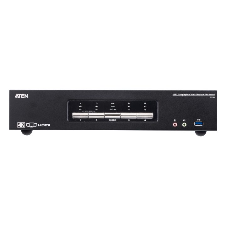 ATEN CS1964 interruptor KVM Preto
