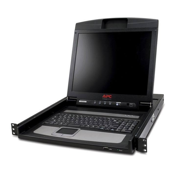 APC AP5717 17" Rack Console Black 1U