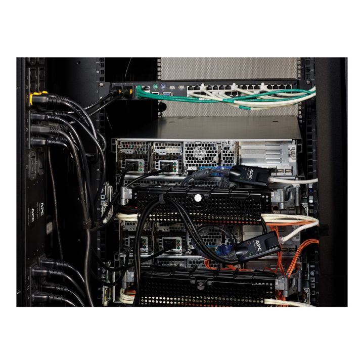 APC KVM0108A interruptor KVM Montagem em rack Preto