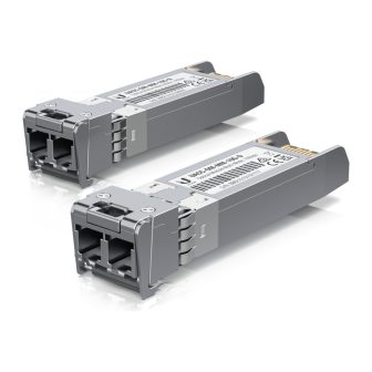 Ubiquiti Networks UACC-OM-MM-10G-D-20 red fiber optic transceiver…