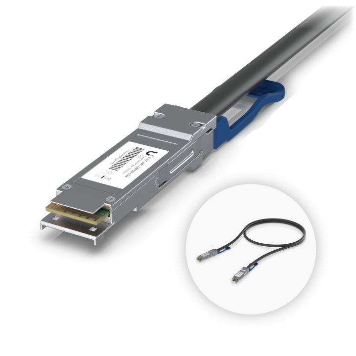 Ubiquiti UACC-DAC-QSFP28-0.5M Cabo Direto de Ligação 100G