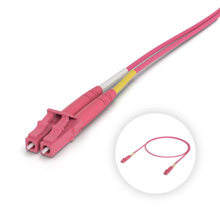 Ubiquiti UACC-OFC-M2-LULU-1M OM4 Duplex LC UPC Fiber Optic Cable