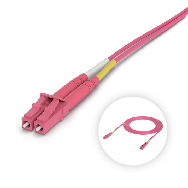 Ubiquiti UACC-OFC-M2-LULU-3M OM4 Duplex LC UPC Fiber Patch Cable