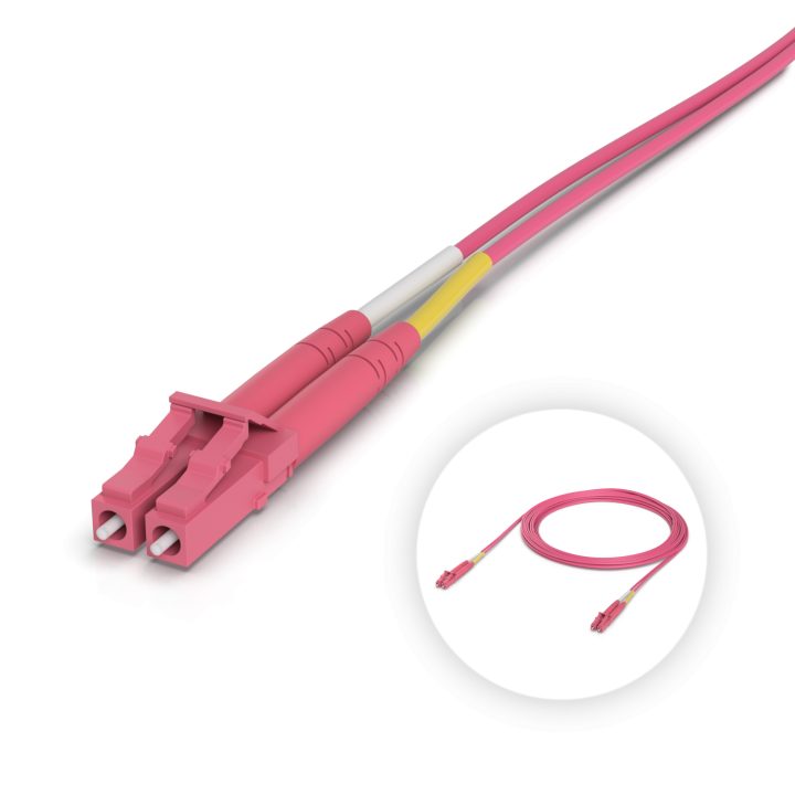 Ubiquiti UACC-OFC-M2-LULU-5M Cabo de patch de fibra OM4 Duplex LC UPC