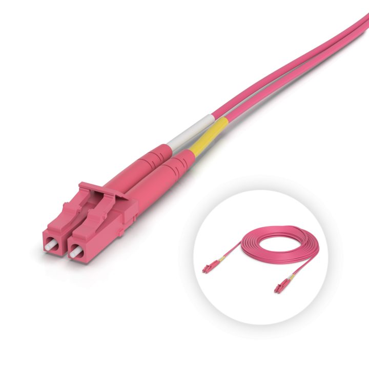 Ubiquiti UACC-OFC-M2-LULU-15M 15m OM4 Duplex LC UPC Fiber Patch Cable