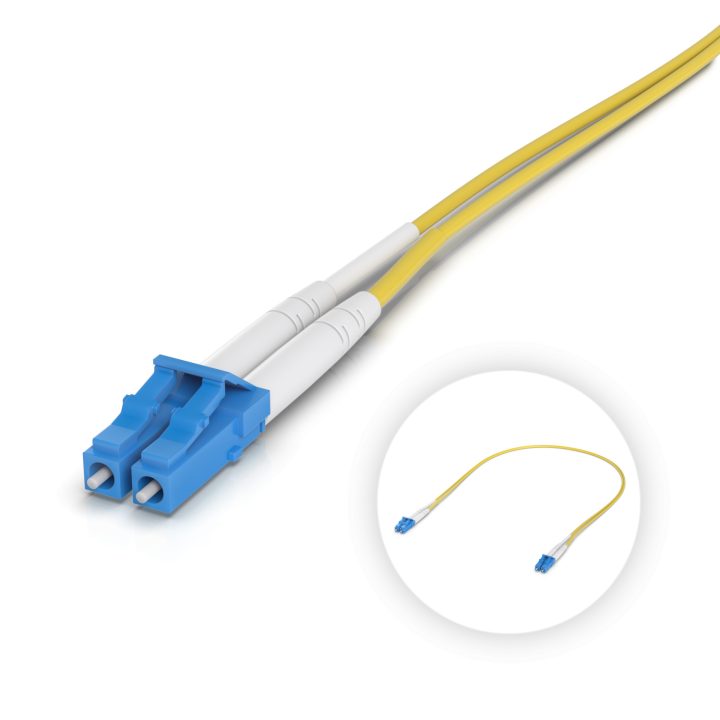 Ubiquiti UACC-OFC-S2-LULU-0.5M-50 0.5 m LC LC/LC Yellow Fiber Optic…
