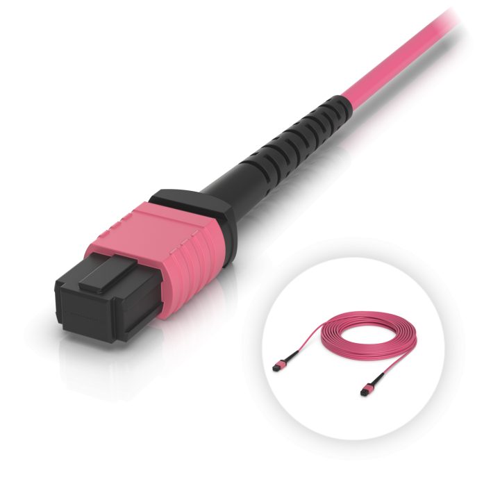 Ubiquiti UACC-OFC-MA-MPMP-15M OM4 MPO-12 UPC Fiber Patch Cable