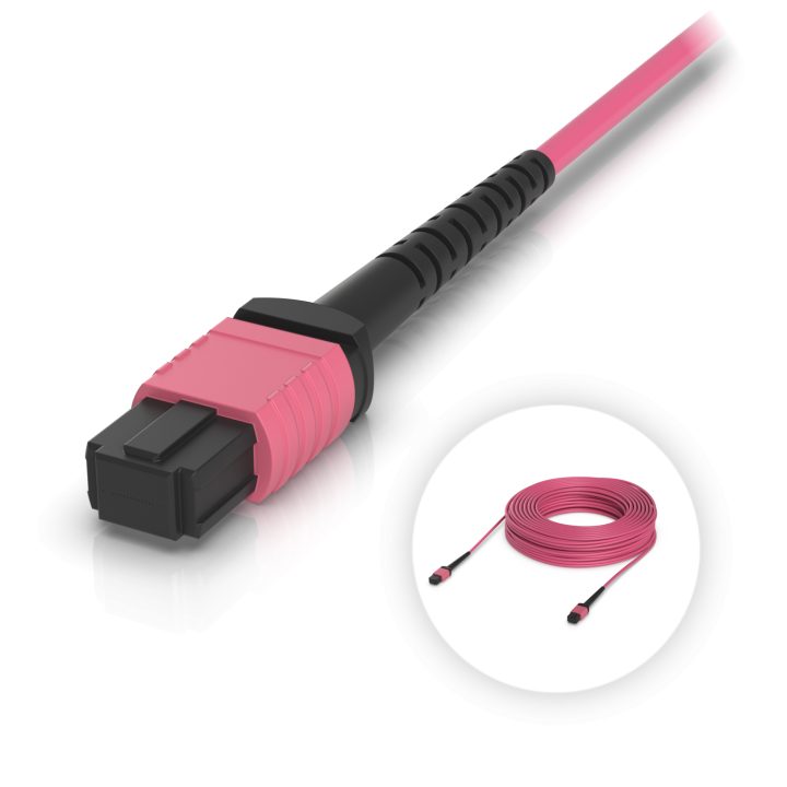 Ubiquiti UACC-OFC-MA-MPMP-30M OM4 MPO-12 UPC Cabo de patch de fibra