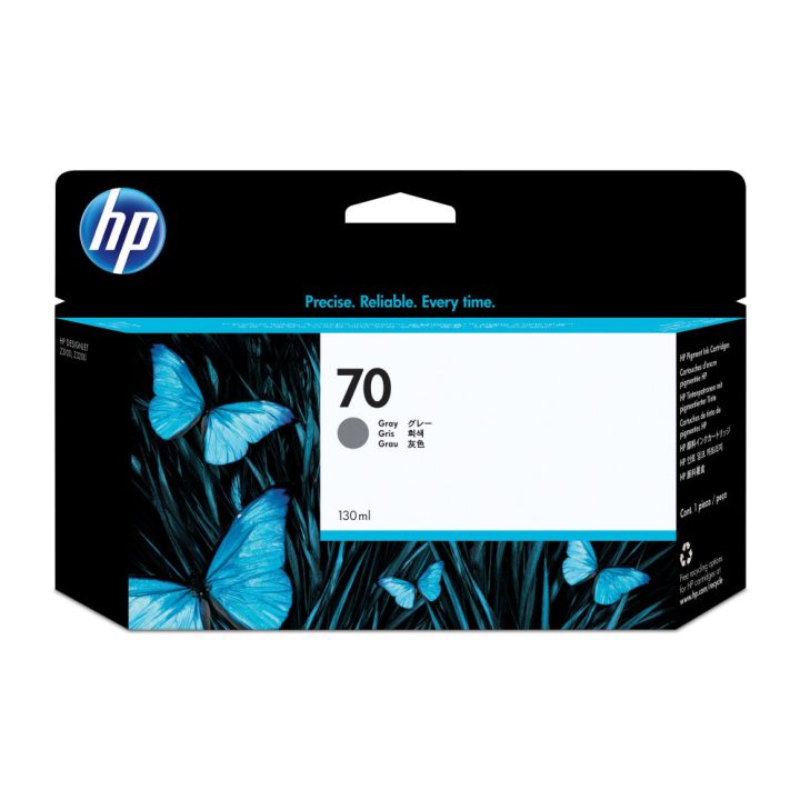 HP Cartucho de tinta 70 cinzento de 130 ml