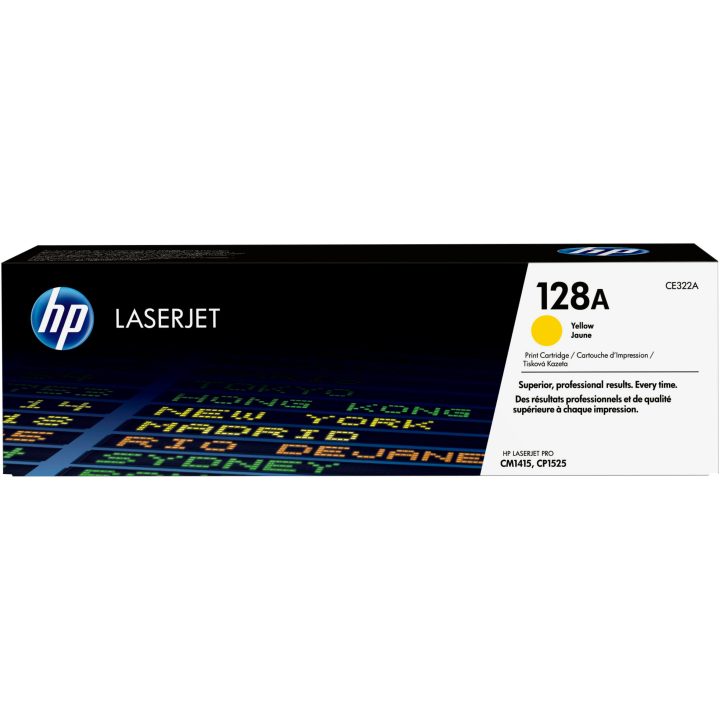 HP Cartucho de tóner original LaserJet 128A amarelo