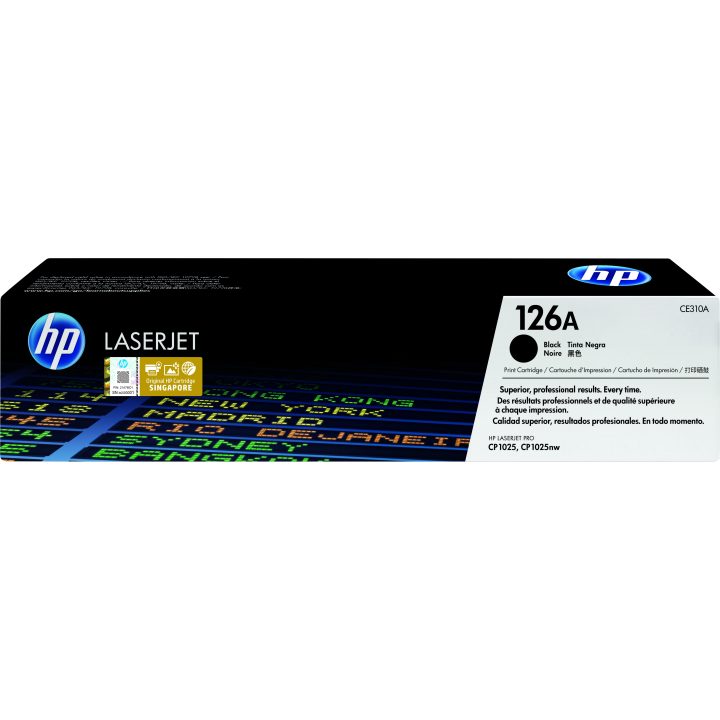 HP Cartucho de toner original LaserJet 126A preto