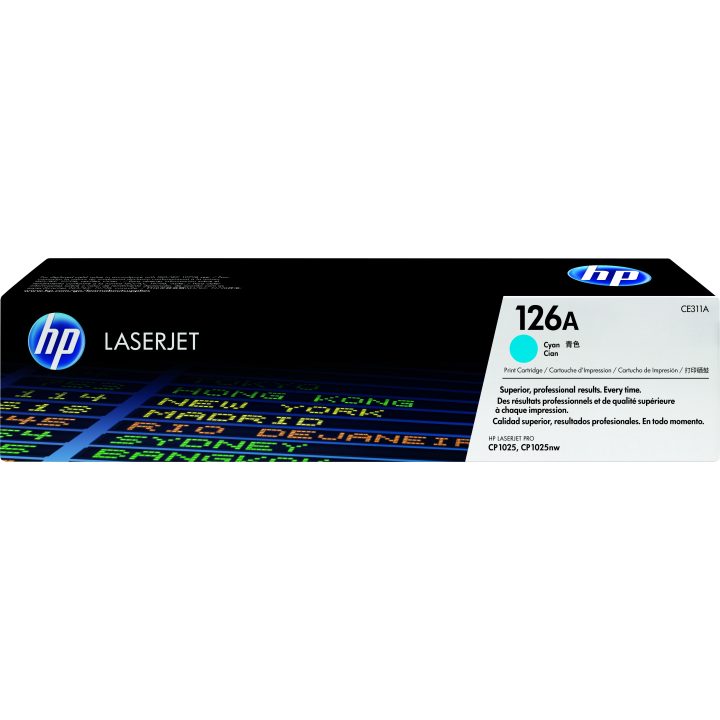 HP Original LaserJet 126A Cyan Toner Cartridge