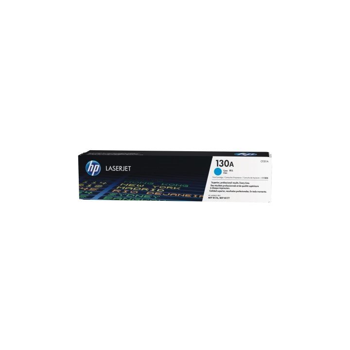 HP Cartucho de tóner original LaserJet 130A ciano
