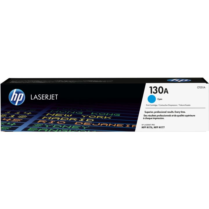 HP Cartucho de tóner original LaserJet 130A ciano