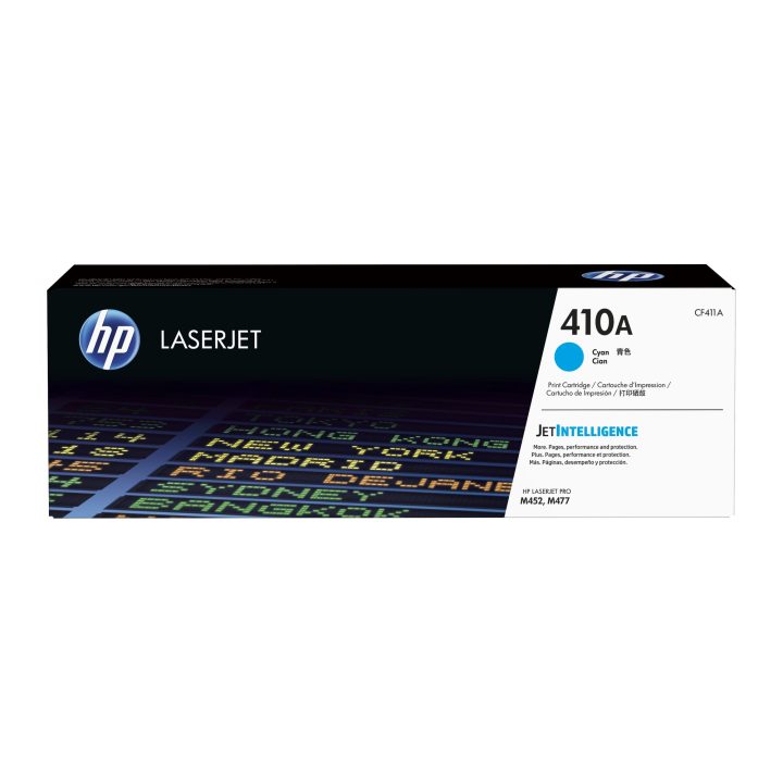 HP Cartucho de toner original LaserJet 410A ciano