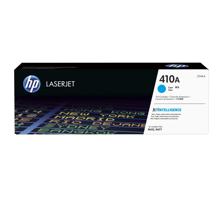 HP Cartucho de tóner original LaserJet 410A cian