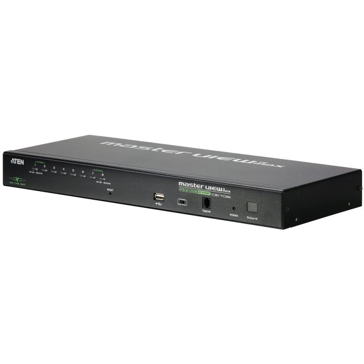 Interruptor KVM ATEN CS1708I Preto
