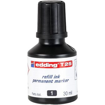 25ml Black Ink Refill Bottle Edding T25-001
