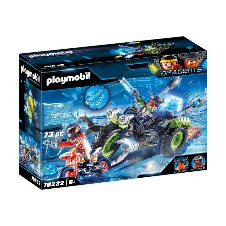 Playmobil Espiões Rebeldes do Ártico triciclo de gelo (70232)
