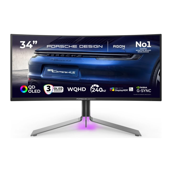 AOC Porsche PD34 34" UWQHD curvo