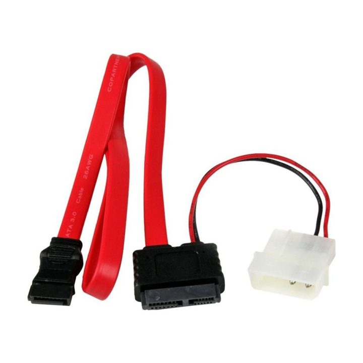 StarTech.com Slimline 13-Pin SATA to LP4 and SATA Cable Adapter