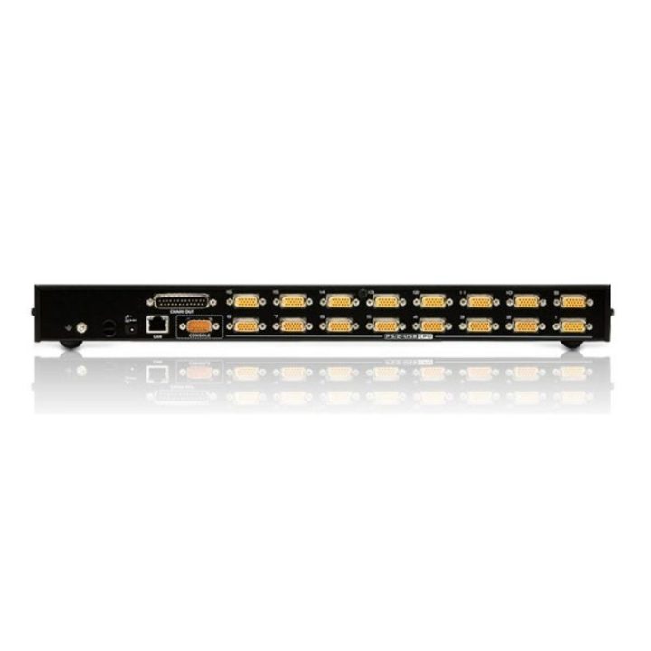 ATEN Switch KVM por IP VGA PS/2-USB de 16 portas com acesso…