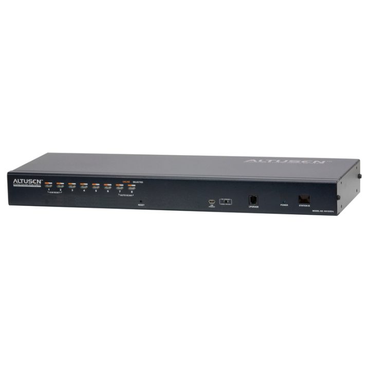 ATEN 8-Port Multi-Interface Cat 5 IP KVM Switch with Shared…