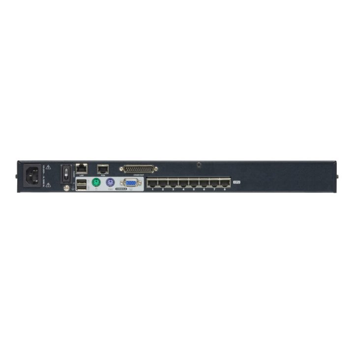 ATEN 8-Port Multi-Interface Cat 5 IP KVM Switch with Shared…