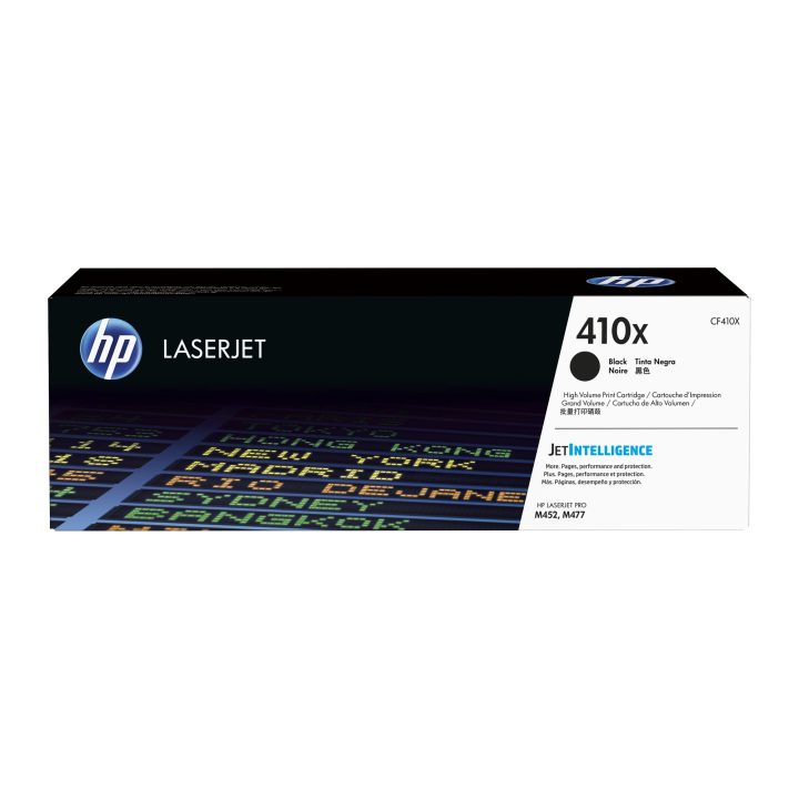 HP Cartucho de toner original LaserJet 410X preto de alta capacidade