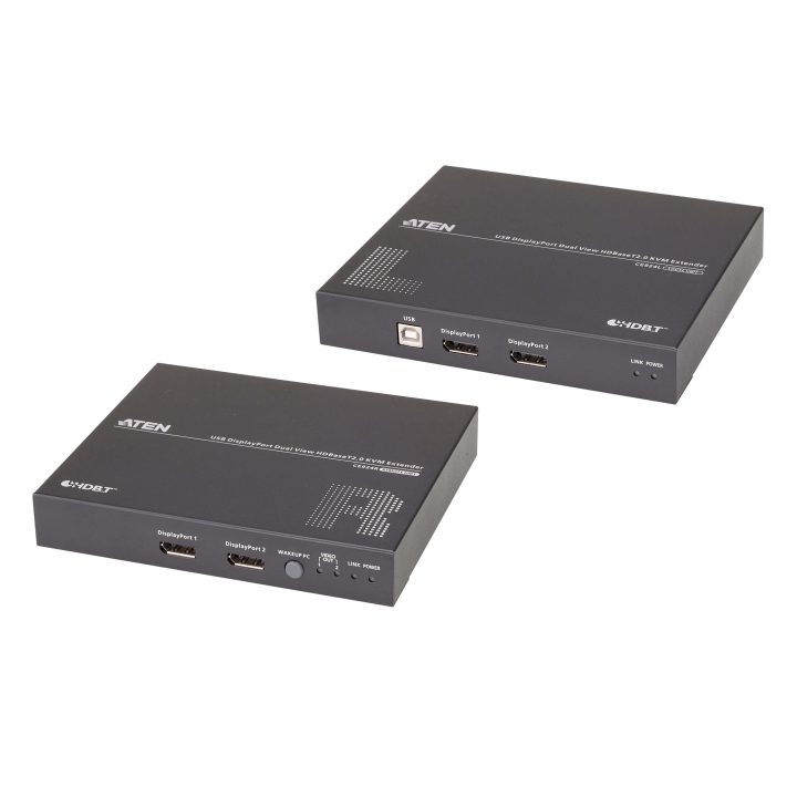ATEN Dual-View USB DisplayPort KVM Extender HDBaseT™ 2.0 (4K up to…