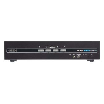 ATEN Switch KVM de segurança avançada HDMI de duplo ecrã USB de 4…