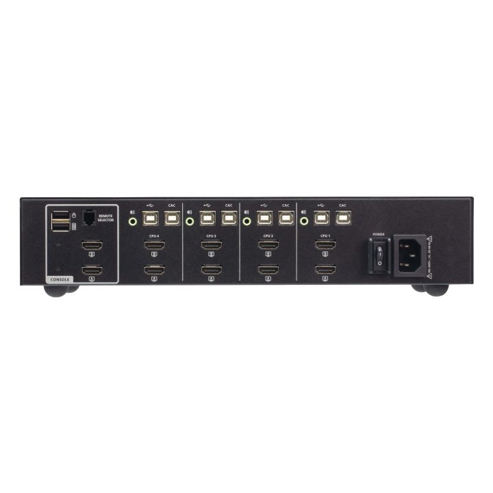 ATEN Switch KVM de seguridad avanzada HDMI dual display USB de 4…