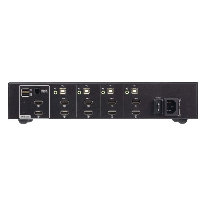 ATEN Switch KVM de seguridad avanzada HDMI dual display USB de 4…