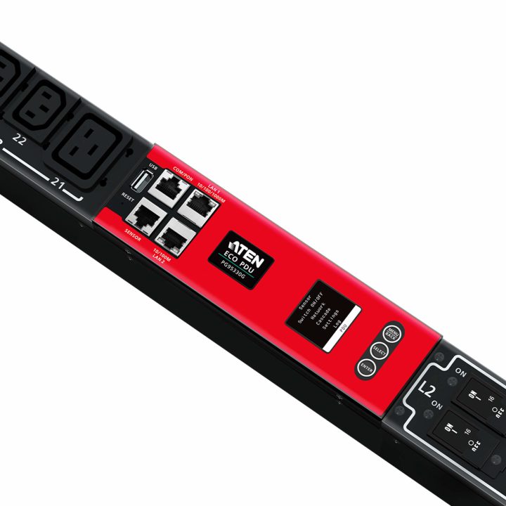 ATEN 30A/32A 30-Outlet Three-Phase PDU with Meter