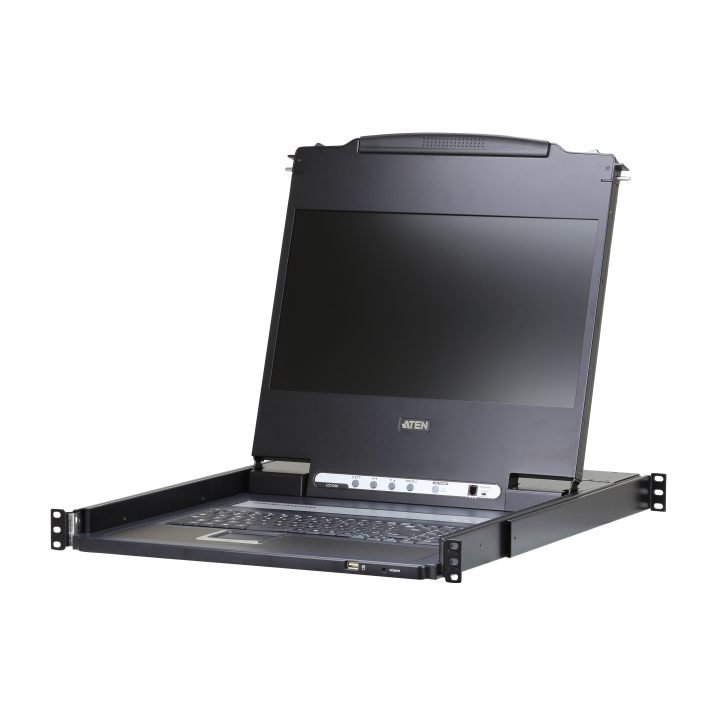 ATEN CL6700MW 17.3" 1920 x 1080 Pixels Rack Console Metal Black 1U