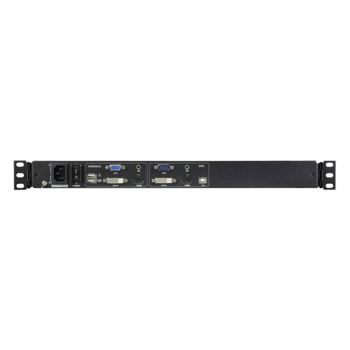 ATEN CL6700MW consola de rack 17,3" 1920 x 1080 Pixeles Metal Negro 1U