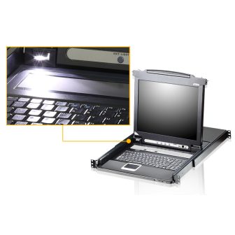 ATEN CL5708N 19" Rack Console Black 1U