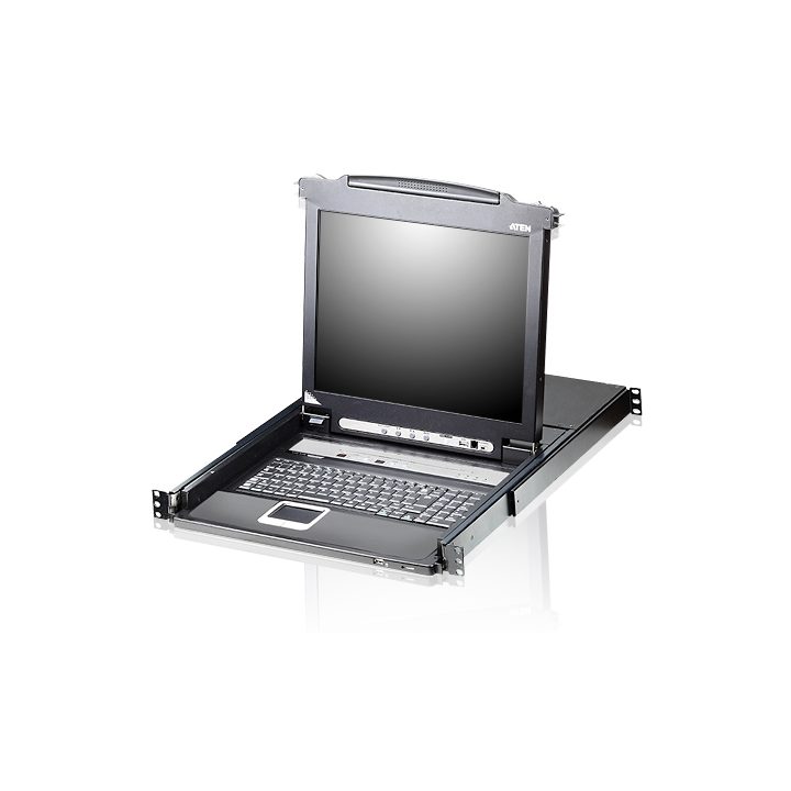 ATEN CL5708N consola de rack 19" Preto 1U