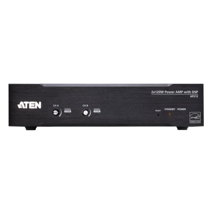 ATEN Amplificador de potencia de 2 x 120 W con DSP