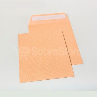 Caixa de 250 envelopes C5 (162x229) kraft 80 g autoselante com tira…