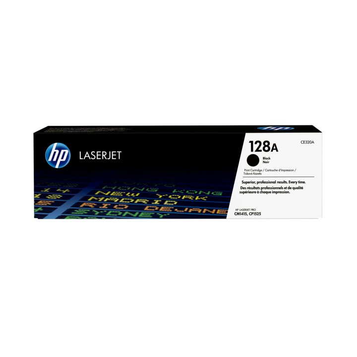 HP Cartucho de toner original LaserJet 128A preto