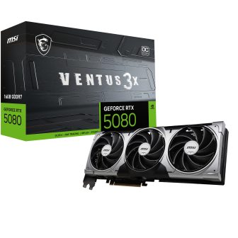 MSI VENTUS GeForce RTX 5080 16G 3X OC NVIDIA 16 GB GDDR7