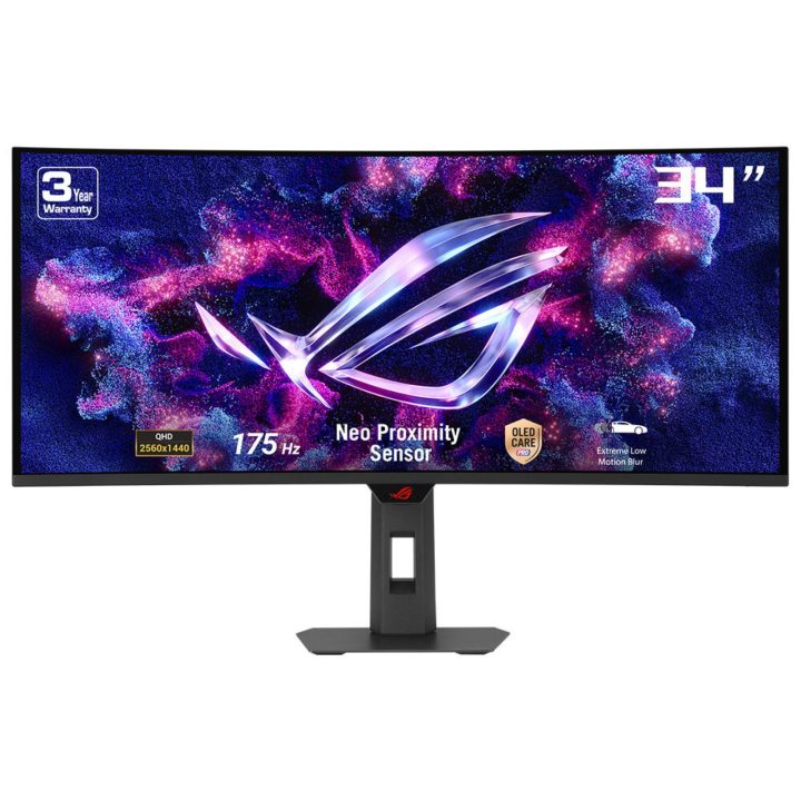 ASUS ROG Strix 34" UWQHD 175 Hz OLED curvo