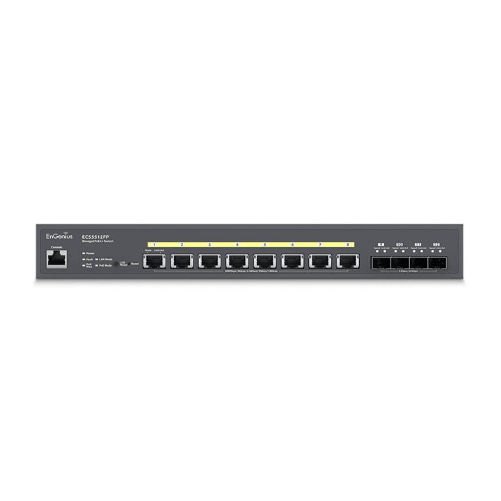 EnGenius ECS5512FP Managed L2+ 10G Ethernet (100/1000/10000) PoE…
